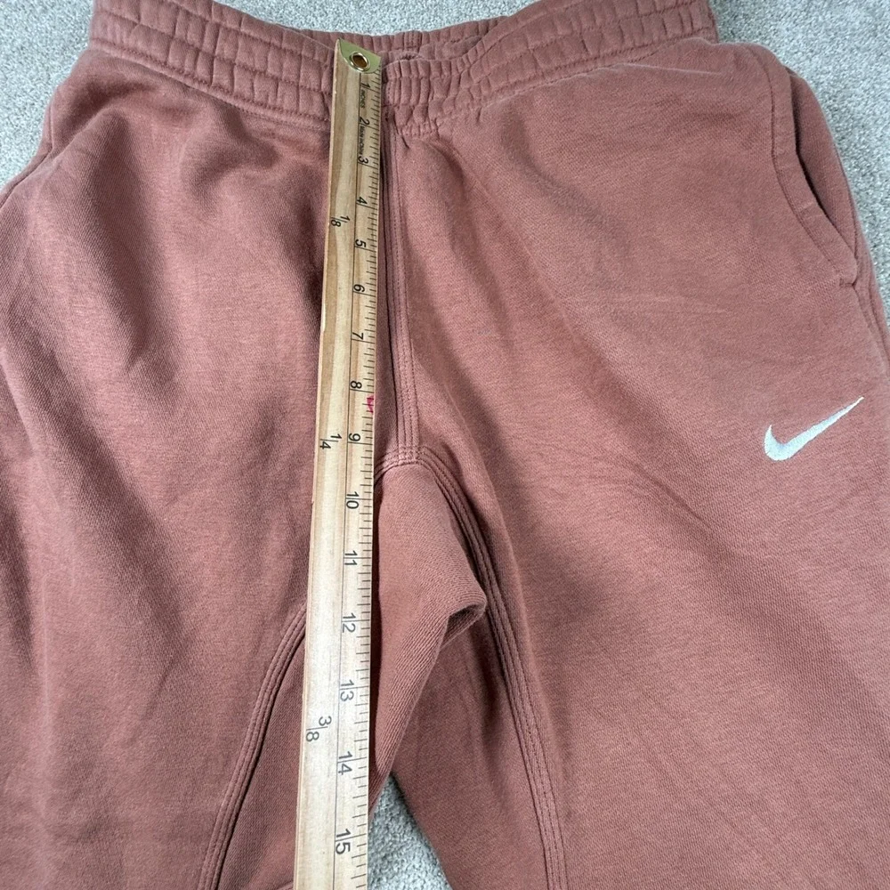 Nike Sports Club Fleece Joggers Mens Medium Rust Terracotta Orange Sweatpants